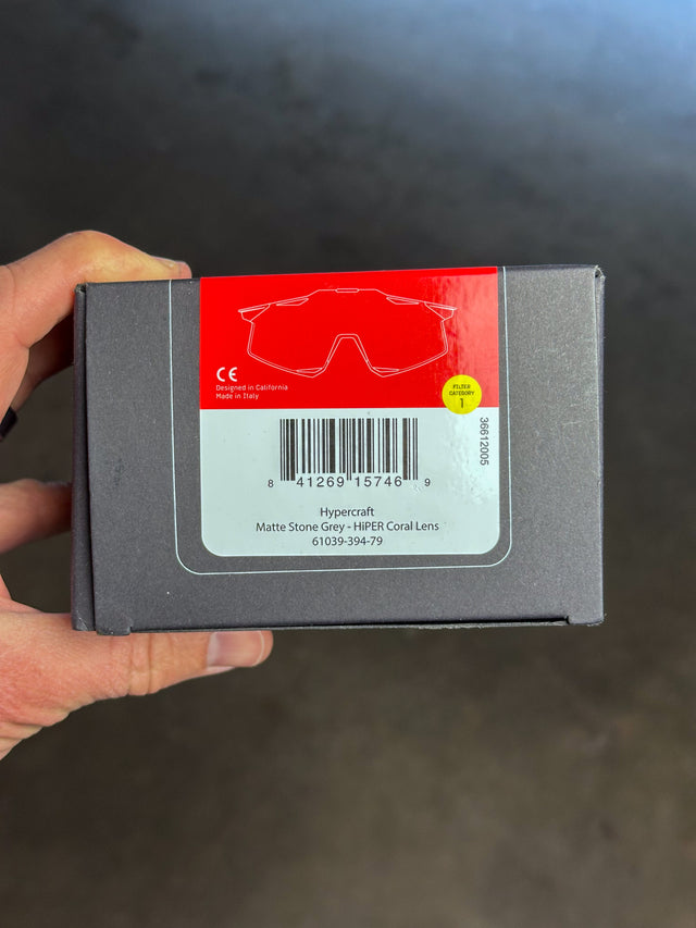 100% Hypercraft Matte Stone Grey - HiPER Coral Lens