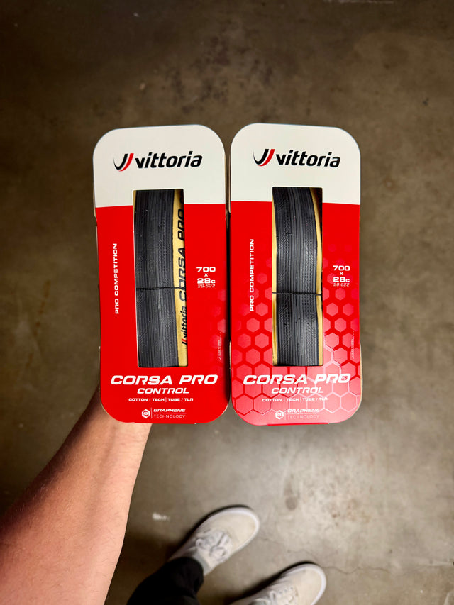 Vittoria Corsa Pro Control Tubeless Road Tires (Pair)